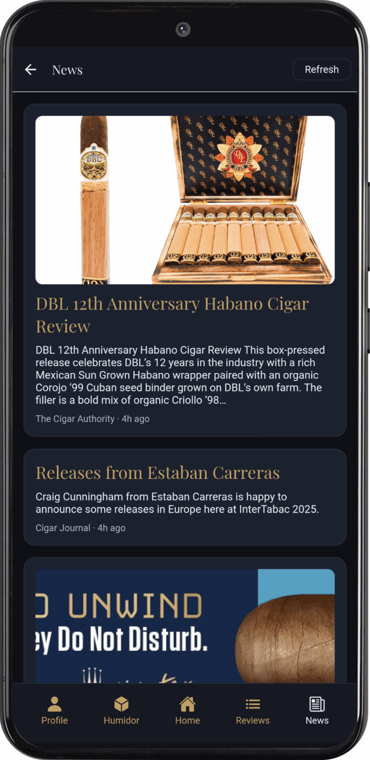 Cigarro - Cigar News Feed